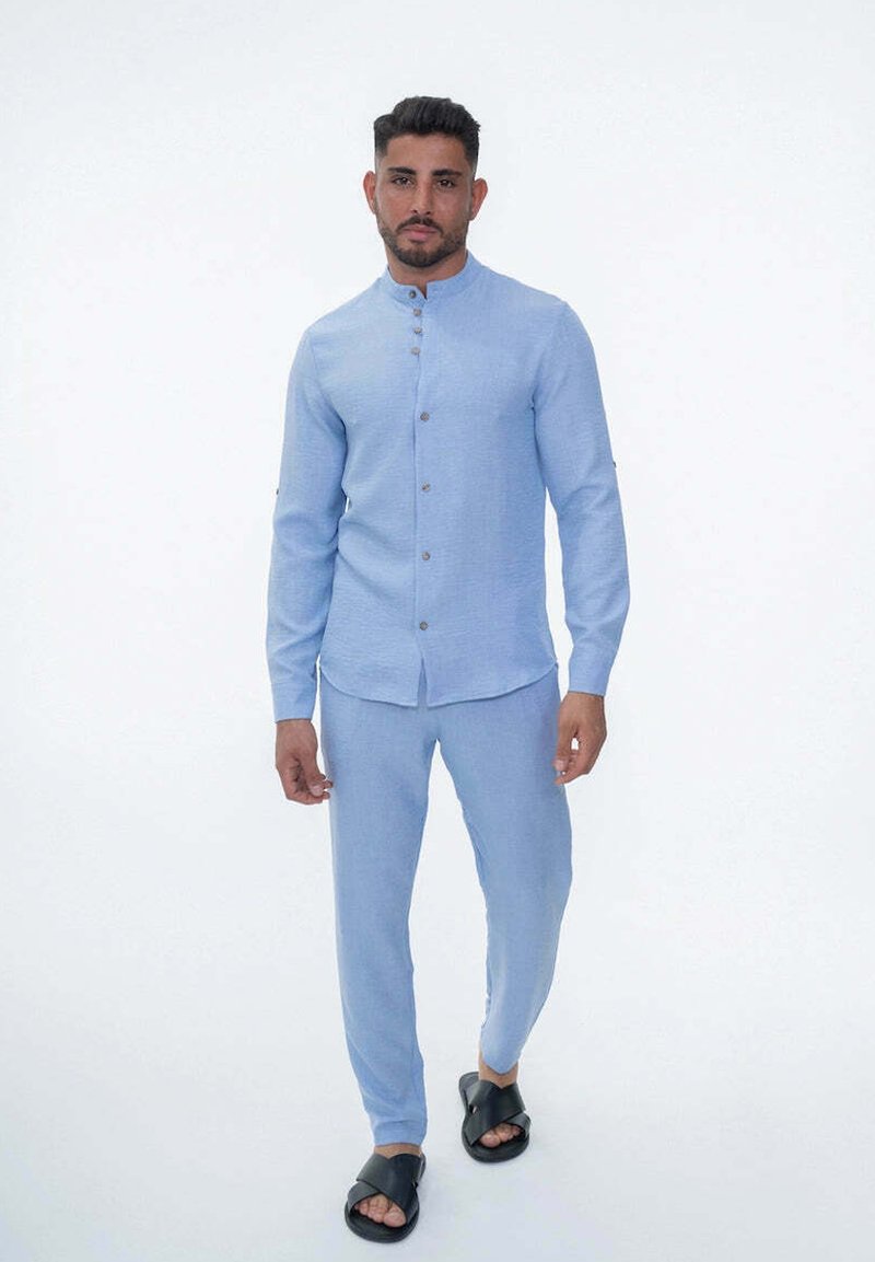 FRILIVIN SET - Pantalon classique - bleu