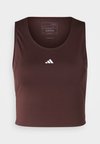 TECHFIT CROPPED - Top - shadow brown