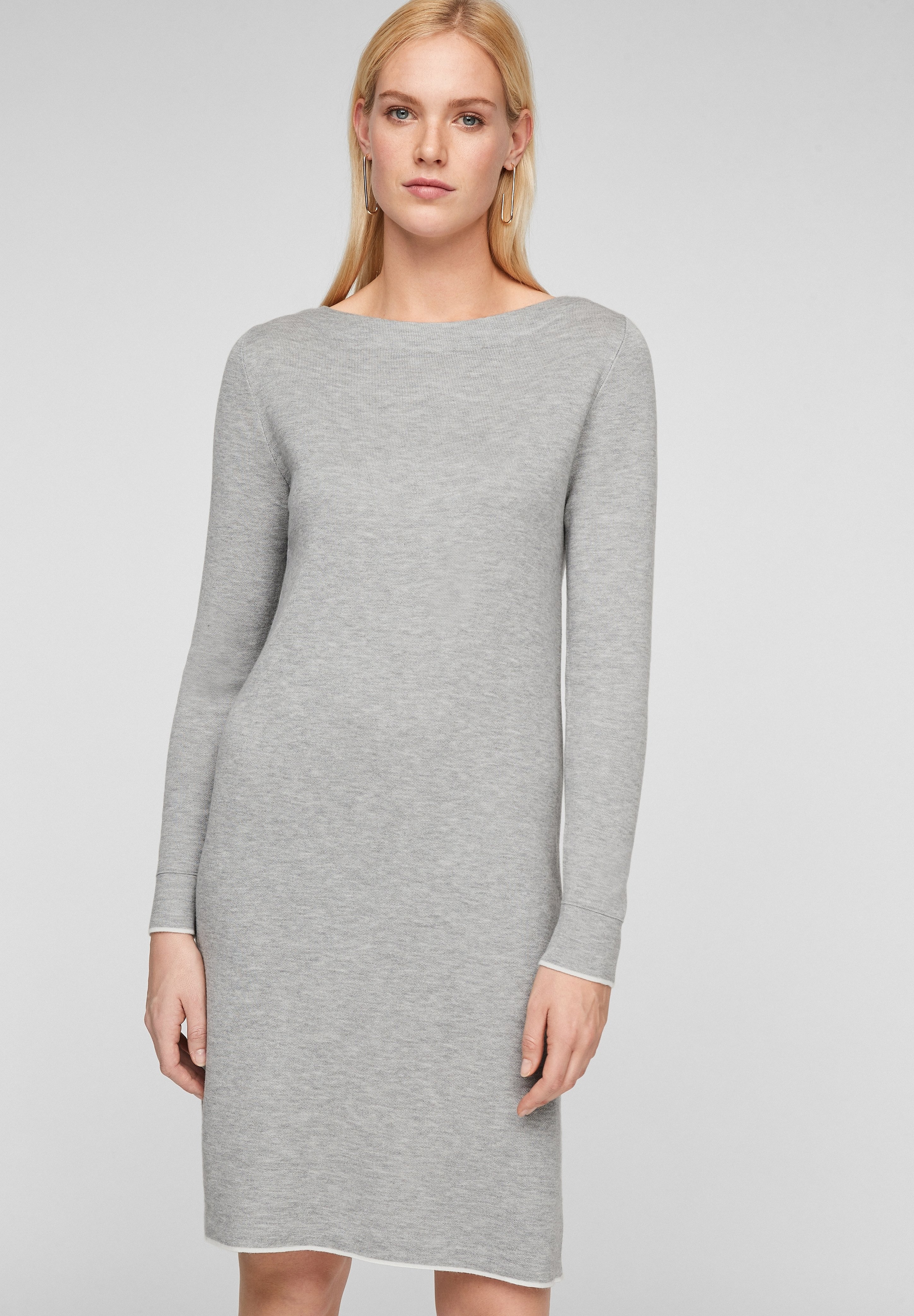 s.Oliver Strickkleid - grey melange/grau - Zalando.de