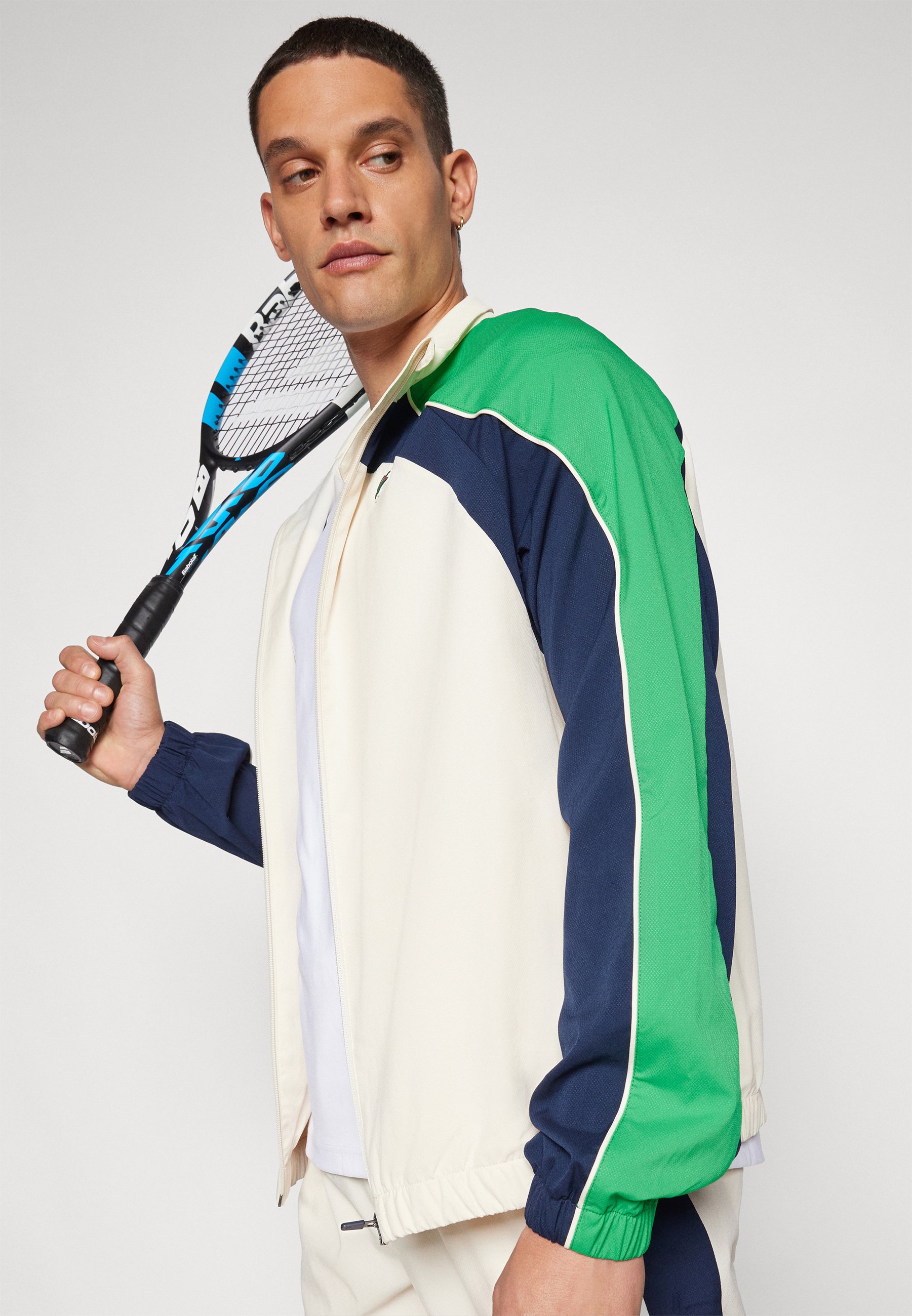 Lacoste Sport TRACKSUIT TOUR - Tracksuit - lapland/navy blue