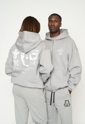 Multiply Apparel HOODIE SYSTEMS - Sudadera con cremallera - ultimate grey