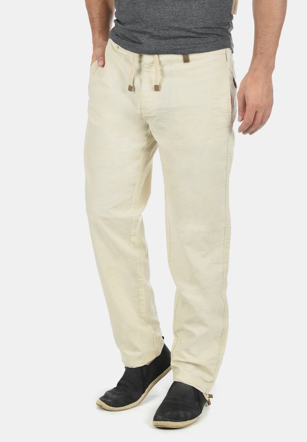 IDIVES LINEN MIX - Trousers - fog