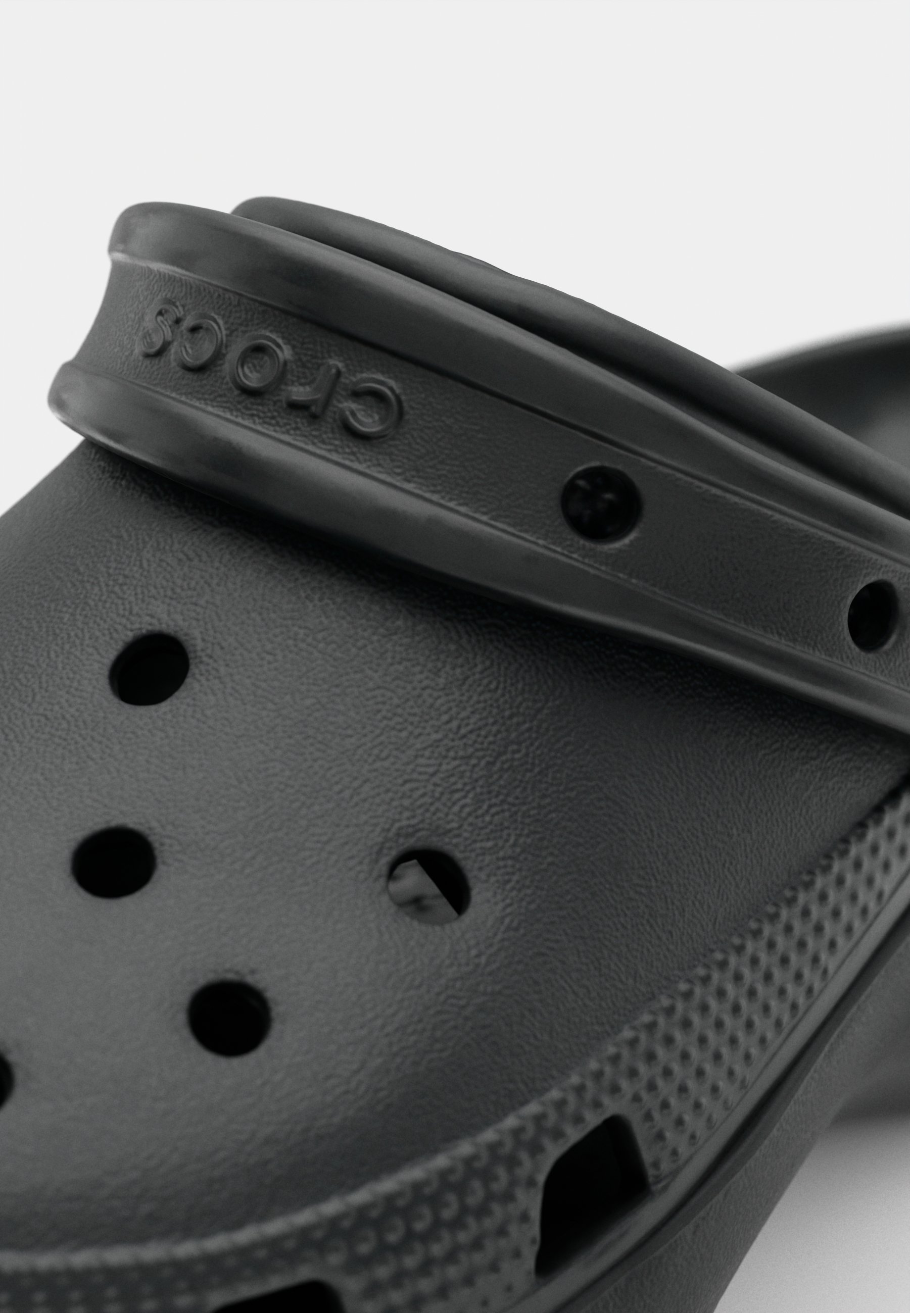 Crocs CLASSIC PLATFORM - Heeled mules - black/anthracite