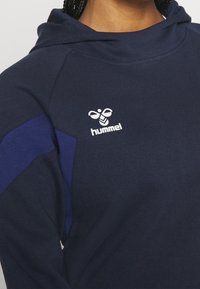 Hummel Felpa con cappuccio - blue