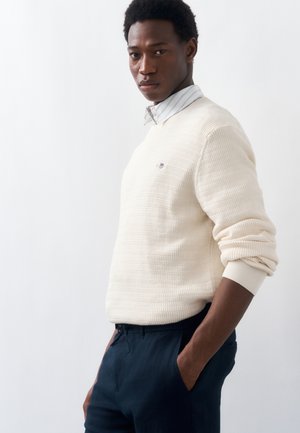 GANT MINI CABLE C NECK - Maglione - cream