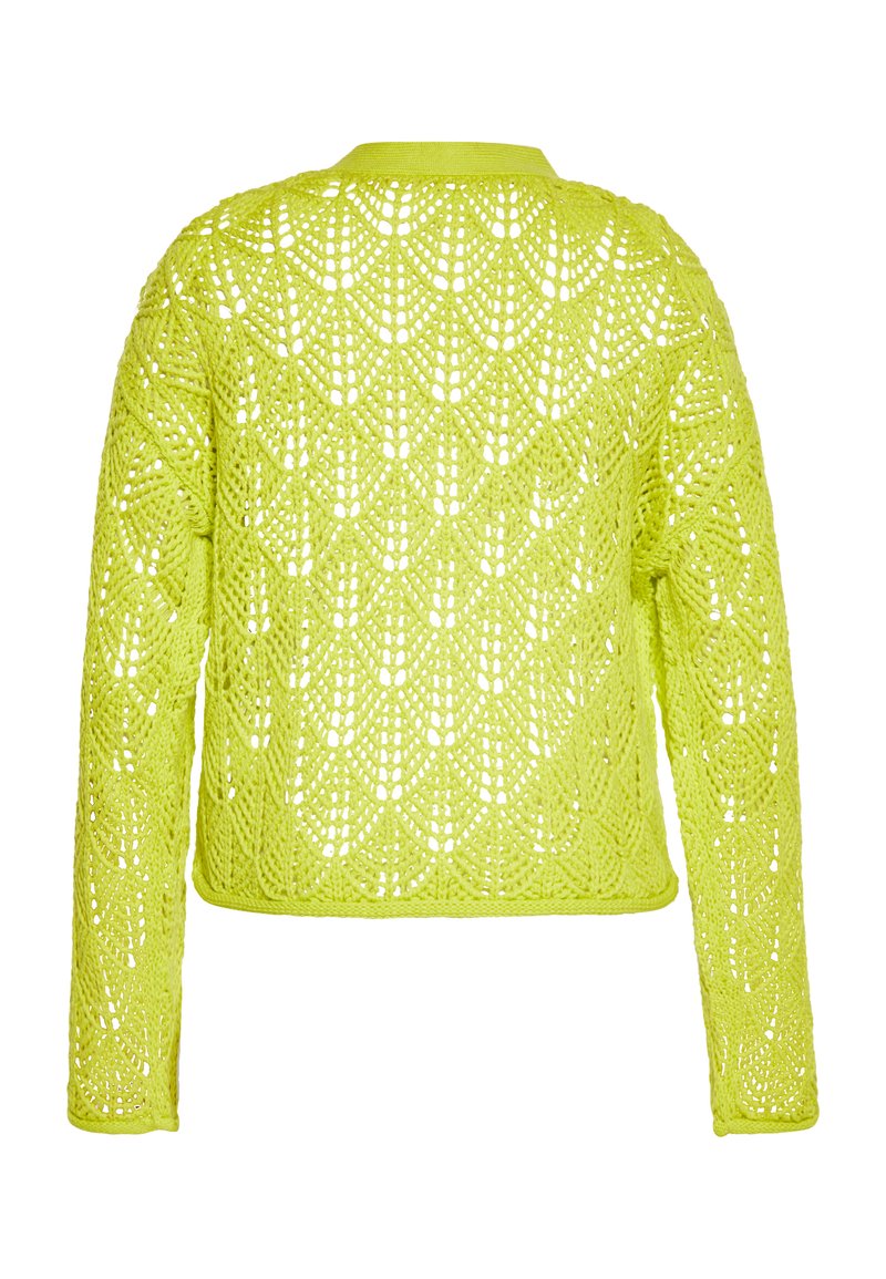 Strickjacke Vanille Qs Strickjacke Gelb MyMo Strickjacke Limette