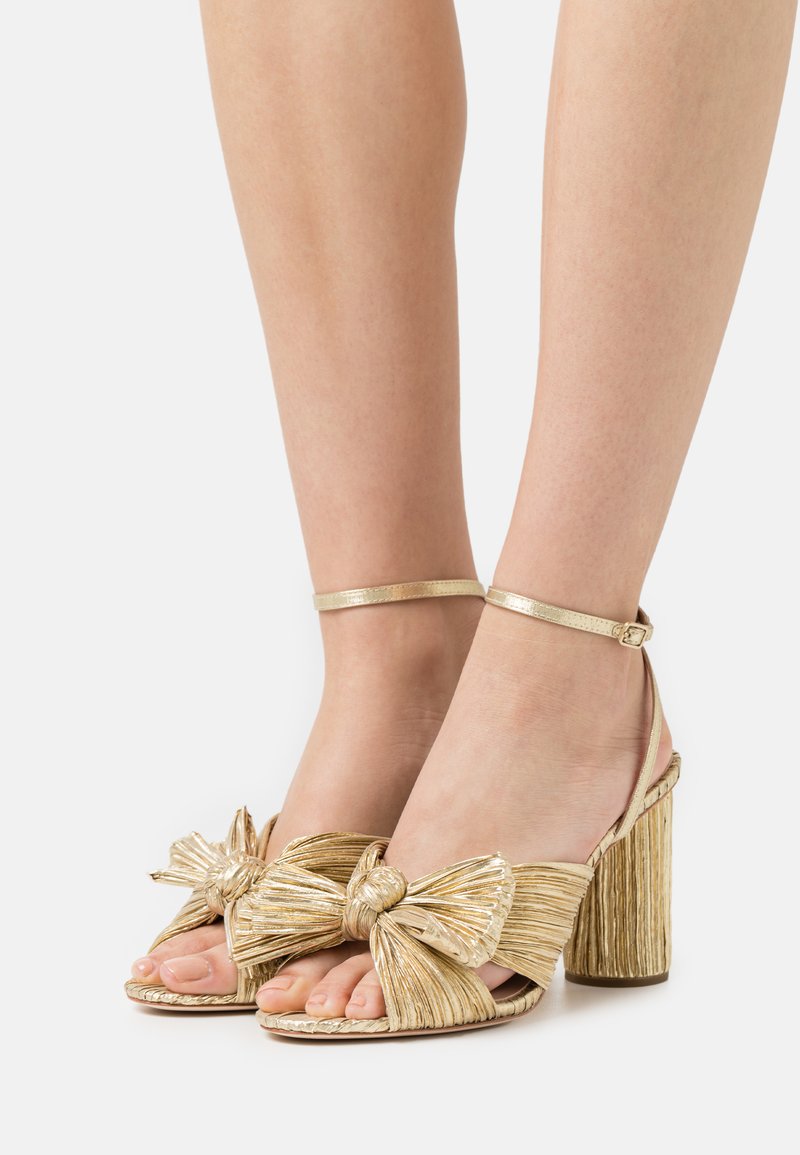 Loeffler Randall CAMELLIA KNOT MULE WITH ANKLE STRAP High heeled