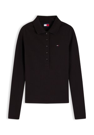 Tommy Jeans, SLIM ESSENTIAL - Maglietta a manica lunga - black