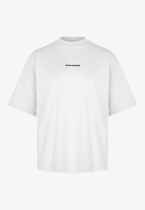 Pegador, BRACY HEAVY OVERSIZED TEE - T-Shirt basic - white/black