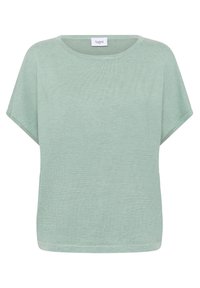 MILASZ R-N SS - Basic T-shirt - blue surf melange