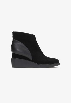 Kazar, Bottines compensées - black