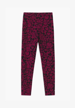 adidas Performance, UNISEX - Leggings - berry/black