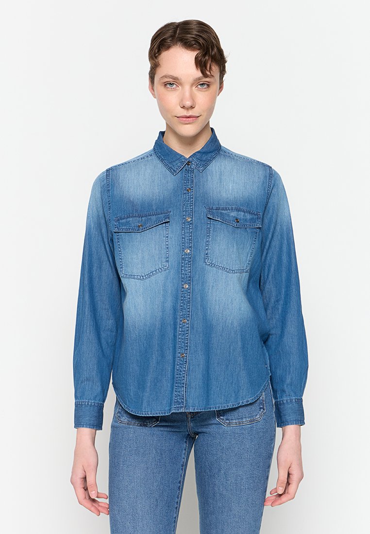 Pepe Jeans Overhemdblouse blauw