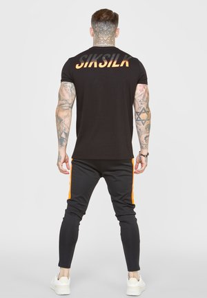 FADE BACK PRINT SPORTS - T-shirt med print - black