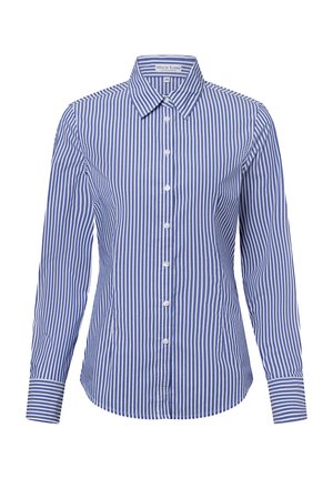 Button-down blouse - weiß marine