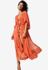 KIMONO REGULAR FIT - Strandkiegészítő - coral pink