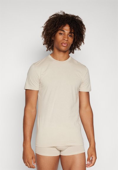 Polo Ralph Lauren CREW 3 PACK - Camiseta interior - grey/charcoal heather/black