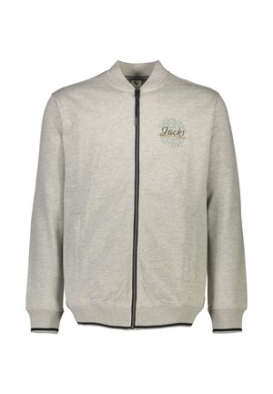 Jack's Sportswear, JACK´S SPORTSWEAR CARDIGAN W. BASEBALL COLLAR - Sweatjacke - grey mel