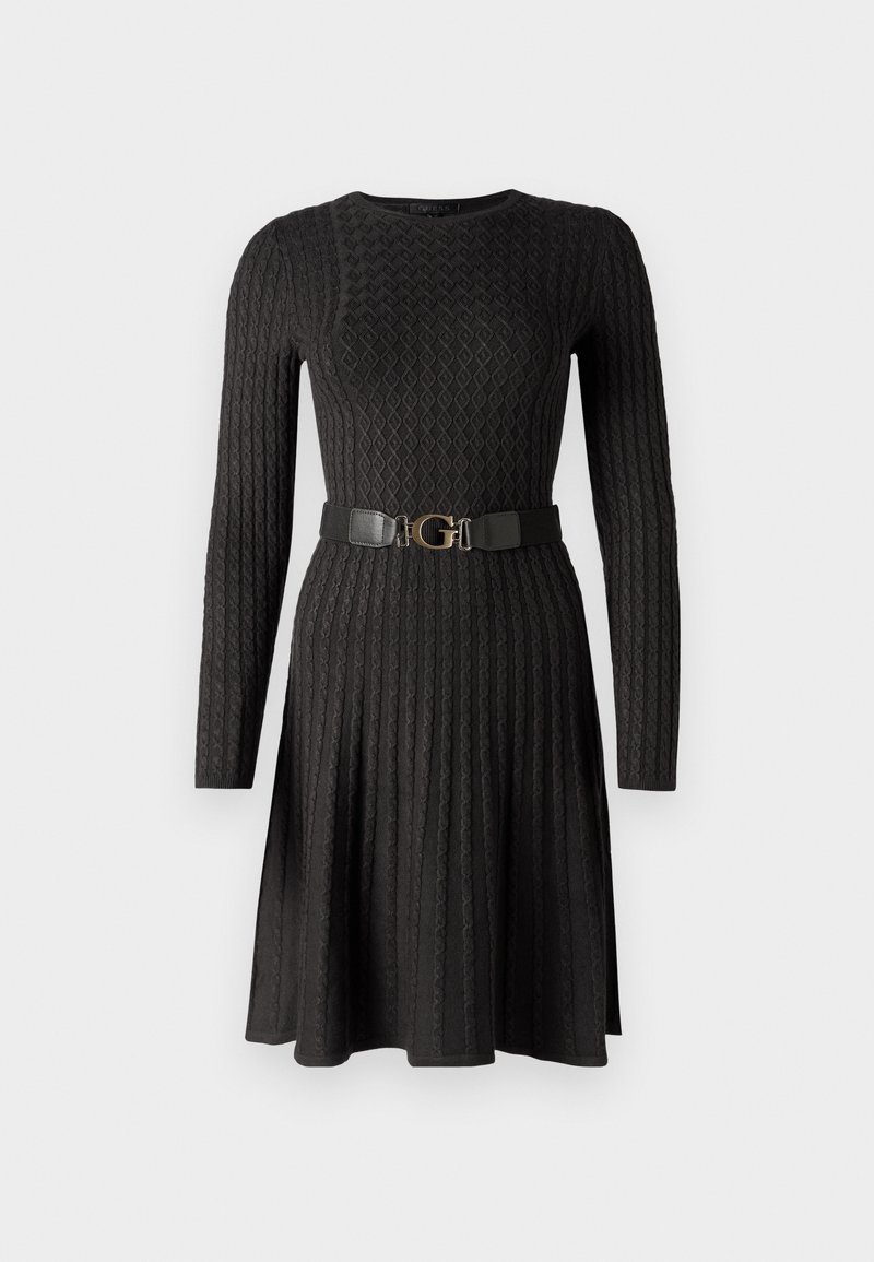 Guess - Vestido de punto (marrón)