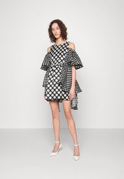 Dice Kayek DRESS - Cocktail φόρεμα / Φόρεμα για πάρτι - big white dots
