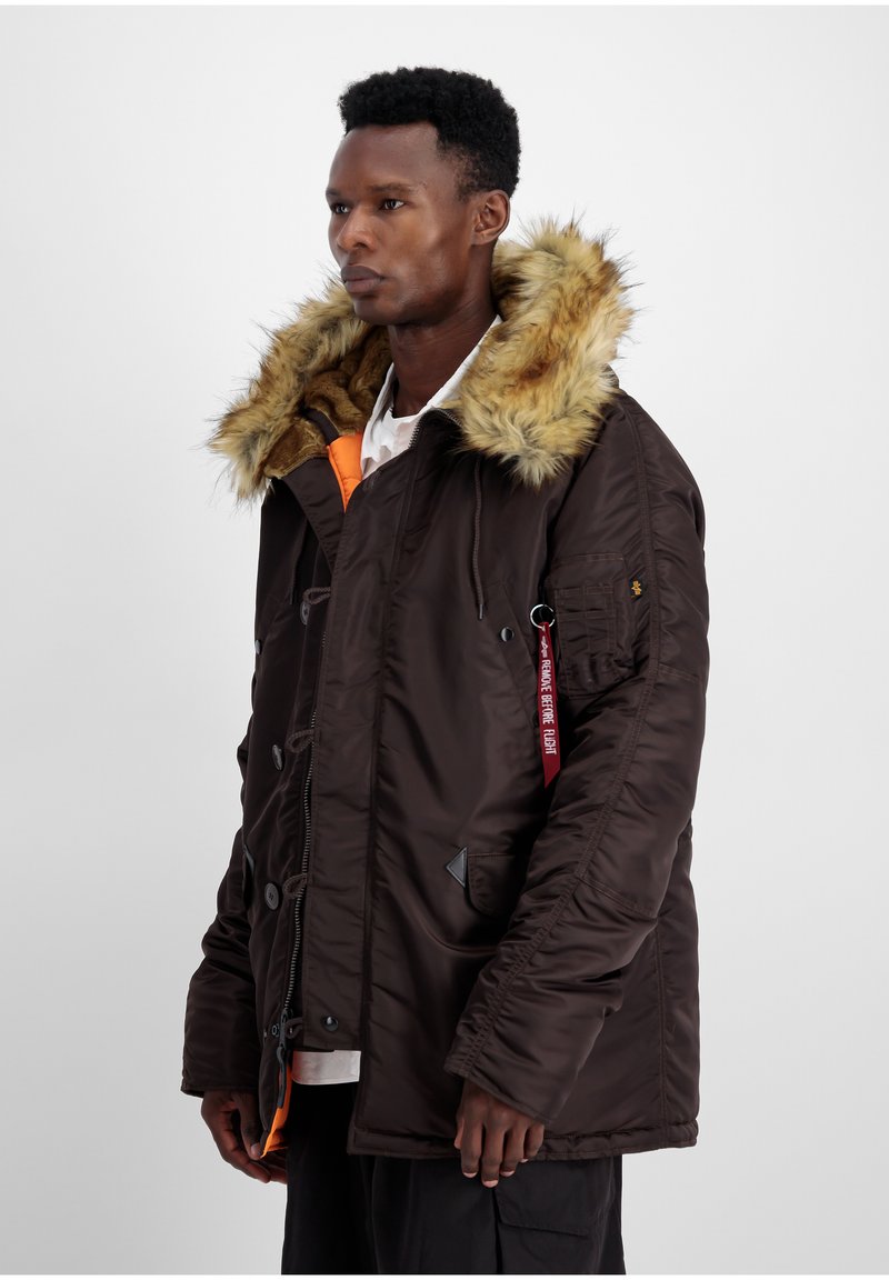 Alpha Industries Parka - hunter brown
