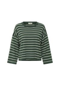 Ikke valgt, trekking green w white stripe