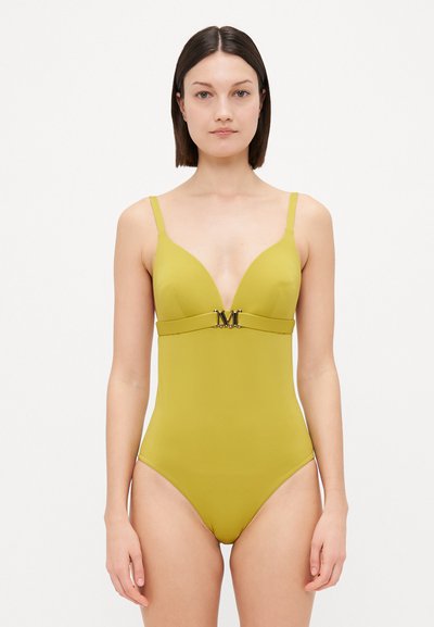 Max Mara Beachwear Uimapuku - olive green