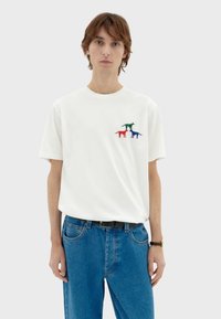Thinking Mu PERRITOS - T-shirt imprimé - white