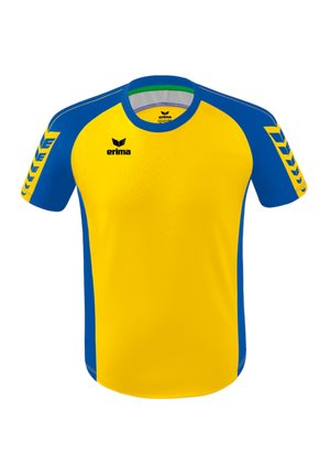 FUSSBALL - TEAMSPORT- SIX WINGS - T-Shirt print - gelbblau