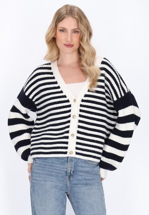 DreiMaster Neuletakki - navy offwhite