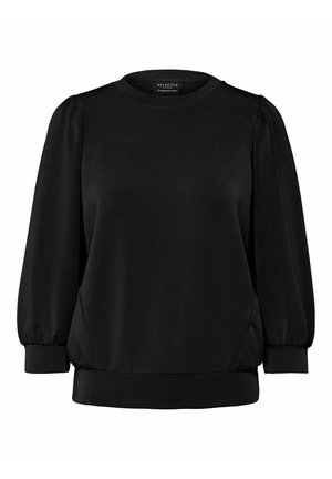 Selected Femme SLFTENNY 3/4 - Sweatshirt - black