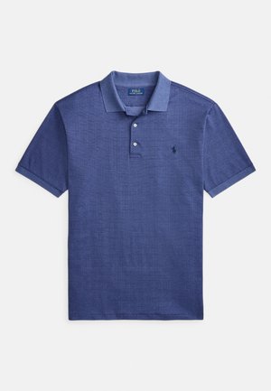 GLEN PLAID SOFT COTTON POLO SHIRT - Pólóing - rustic navy