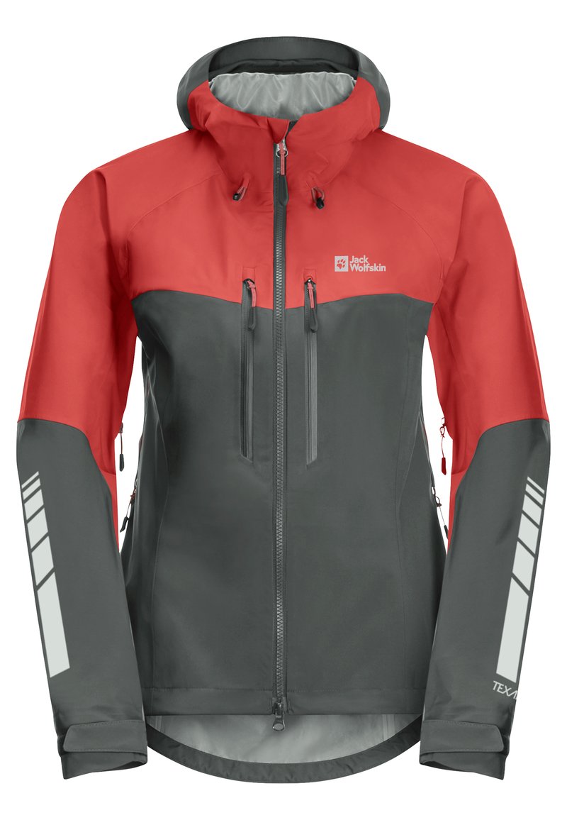 Jack Wolfskin MOROBBIA Hardshell jacket slate green/grey Zalando.de