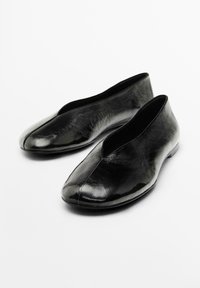 SHINY SOFT FLATS - Klassischer Ballerina - black