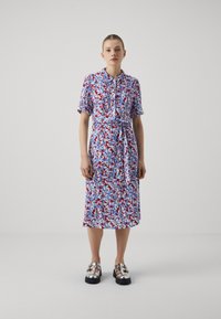 VILA - VIALA - Shirt dress - egret/blue/cabaret Thumbnail Image 1