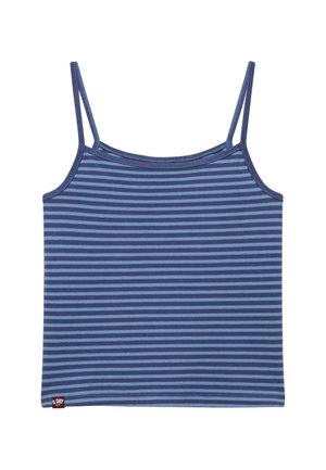 Superdry & Co, ATHLETIC ESSENTIALS STRIPE CAMI - Top - mariner navy tidal blue stripe