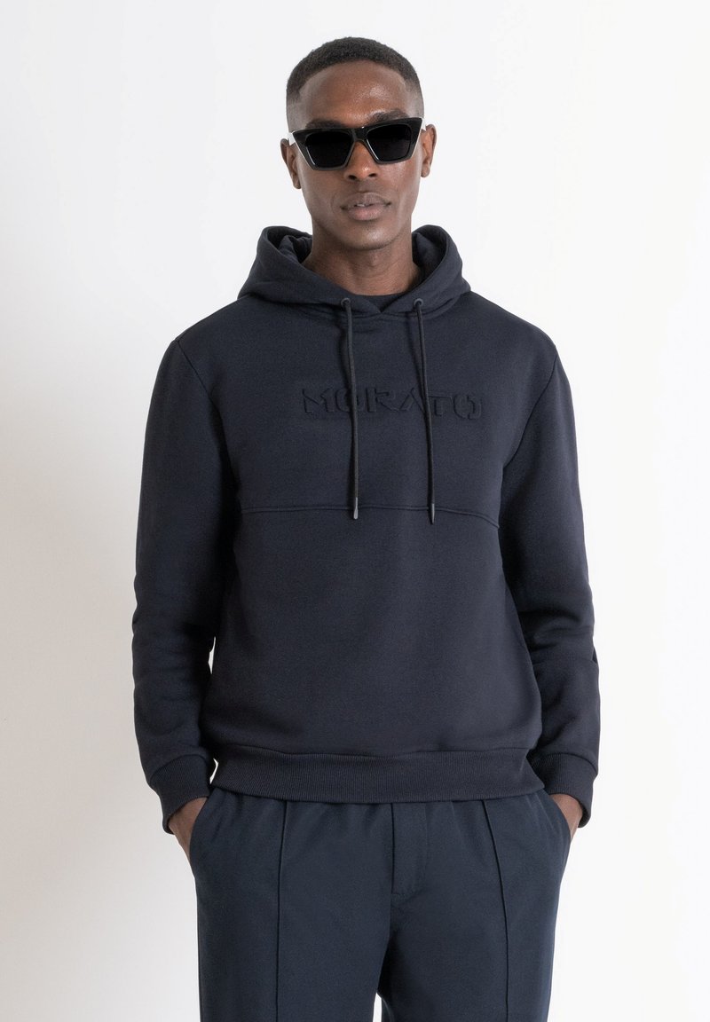 Antony Morato RELAXED FIT - Felpa con cappuccio - ink blue