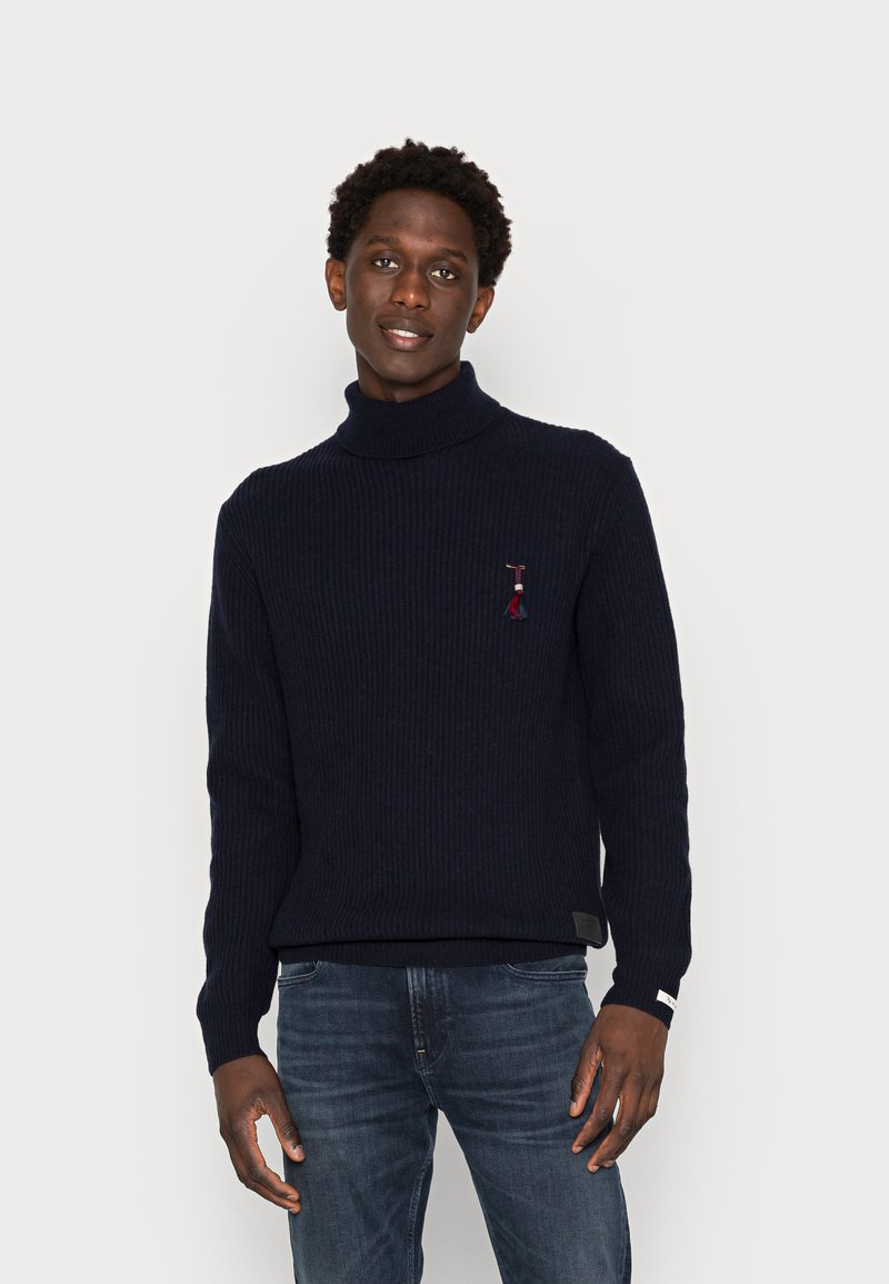Scotch & Soda TURTLENECK Jersey de punto navy/azul marino Zalando.es