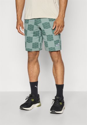 Puma UNITED SHORTS  - Kurze Sporthose - green moon