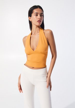 OPEN BACK HALTER - Top - orange