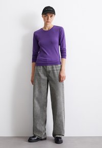 Marc O'Polo DENIM LOGO  - Langarmshirt - active purple