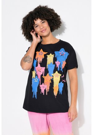 Angel of Style Print T-shirt - black