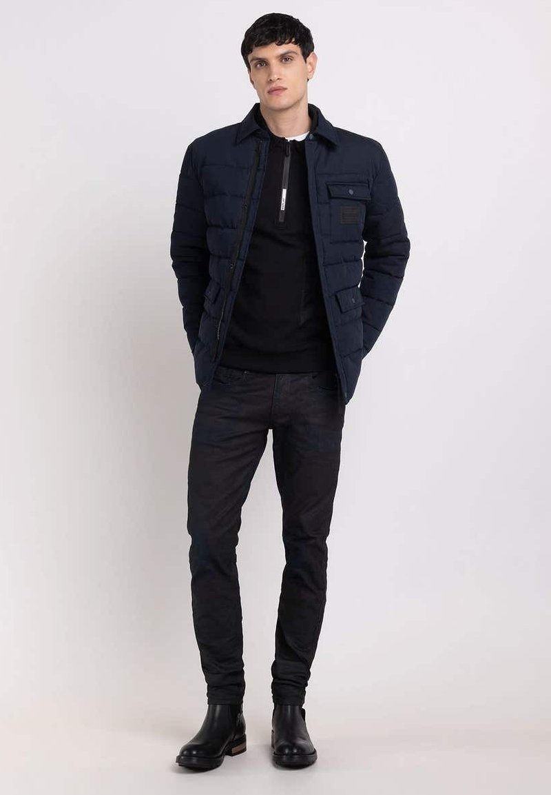 Replay Winterjas blauw