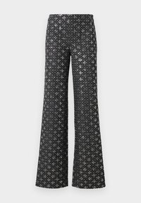 DESTINY TROUSERS - Kavbojke na trapez - washed black