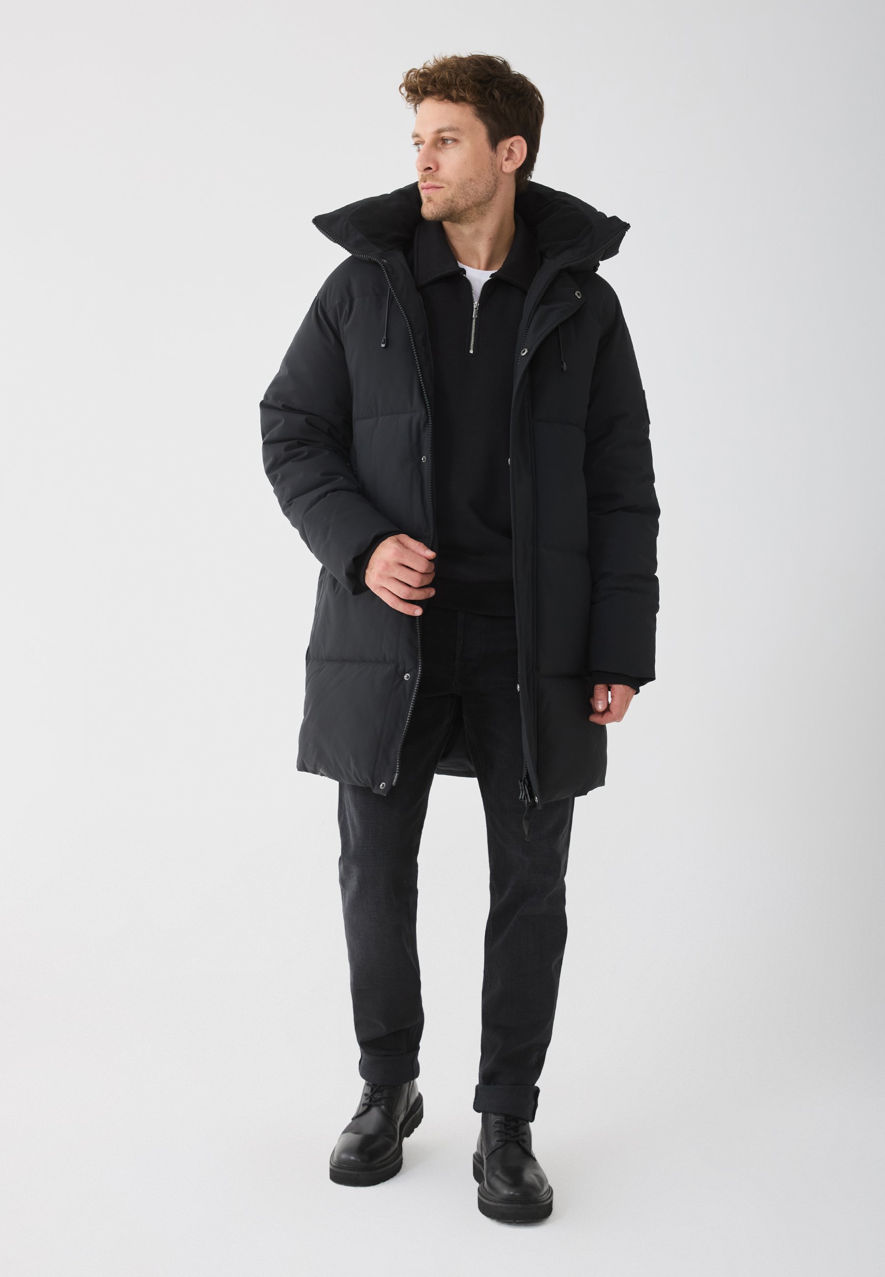 ジャケット・アウター special emporio Armani long coat Emporio Armani COAT - Classic coat - blu navy/dark blue - Zalando