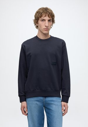 BOSS CREWNECK - Mikina - dark blue