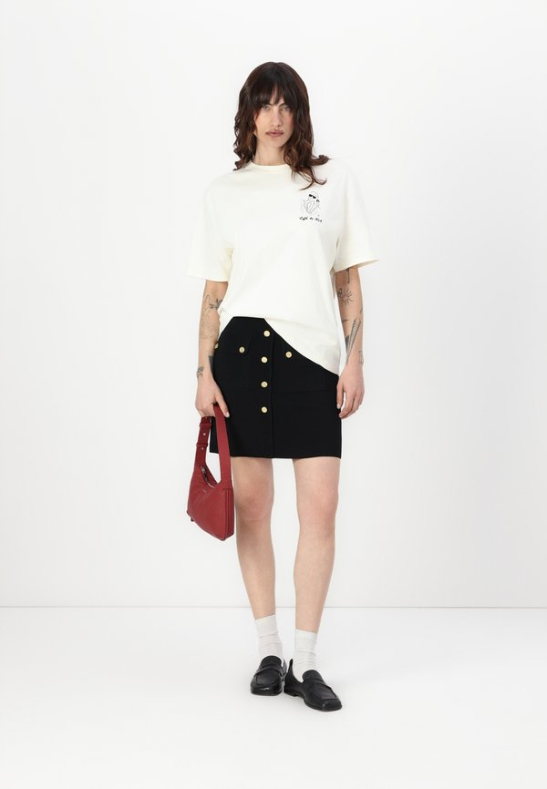 BUTTON SKIRT - Mini skirt4
