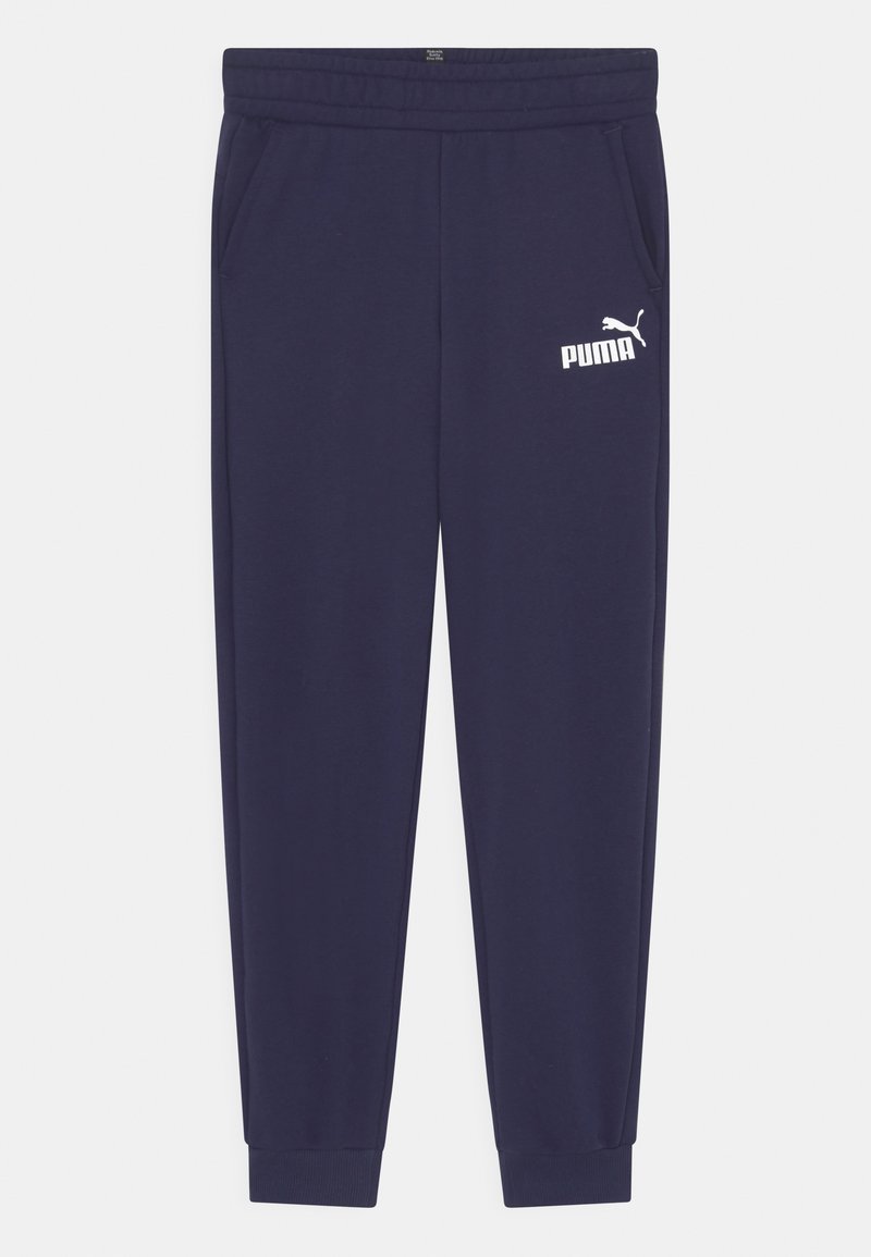 Puma LOGO PANTS UNISEX Tracksuit bottoms peacoat/dark blue Zalando.de