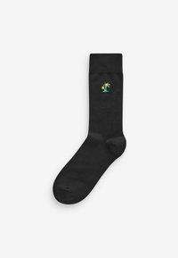 Next EMBROIDERED FIVE PACK - Calze - black tropical ombre