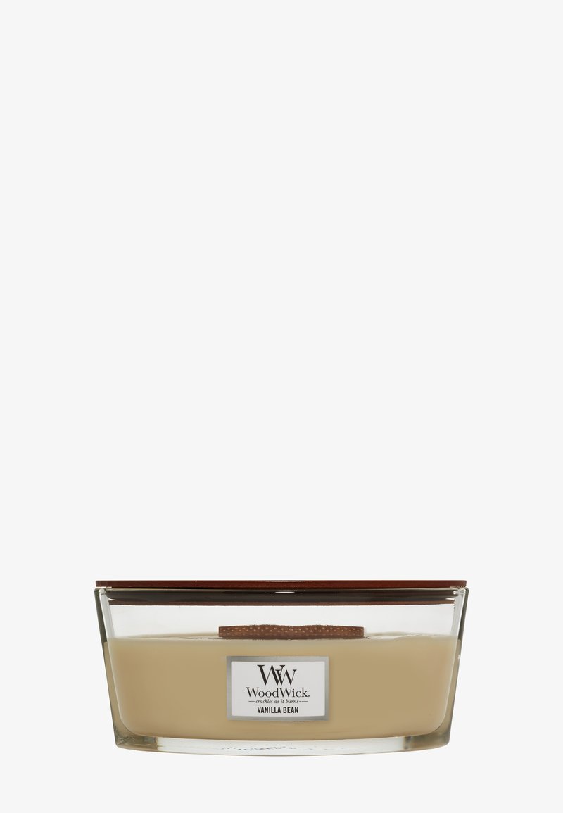 Woodwick ELLIPSE JAR VANILLA BEAN - Duftkerze - beige
